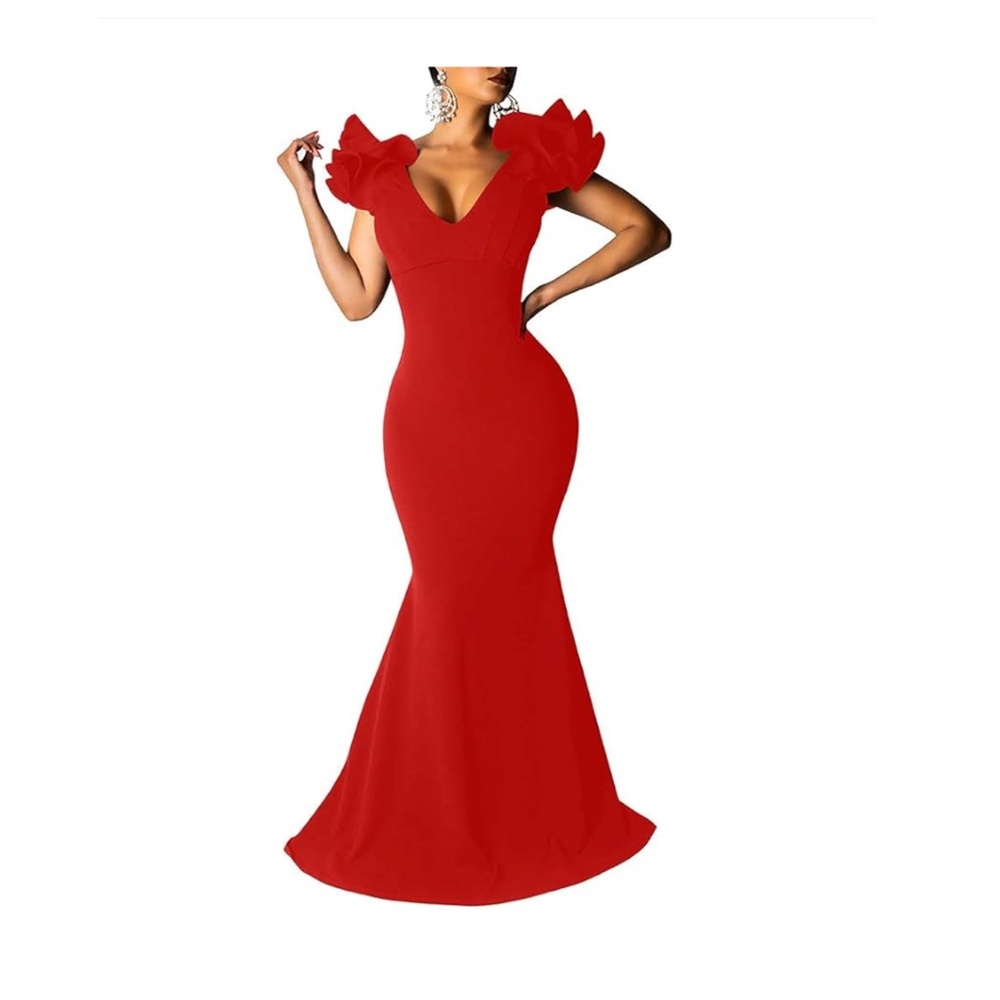 Amazon, Red Dress, Size Small, Stretchy